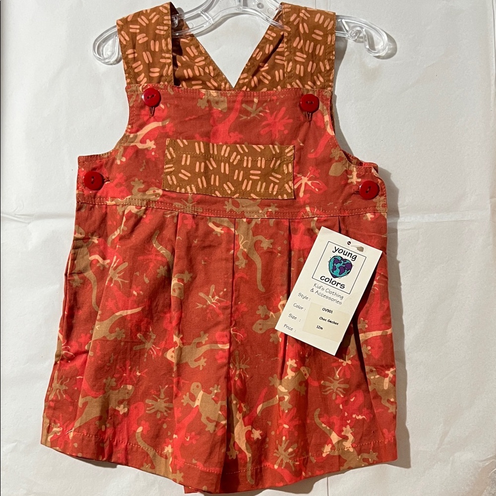Vintage Young Colors Batik Kids One Piece in beautiful colors for fall.​